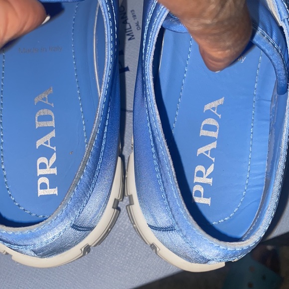 PRE OWNED PLATFORM PRADA SNEAKERS - Picture 5 of 8